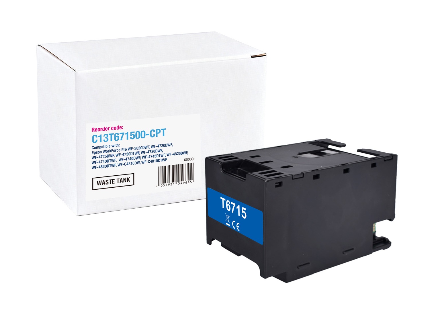 Compatible Epson T6715 Maintenance Box ‑ (C13T671500)