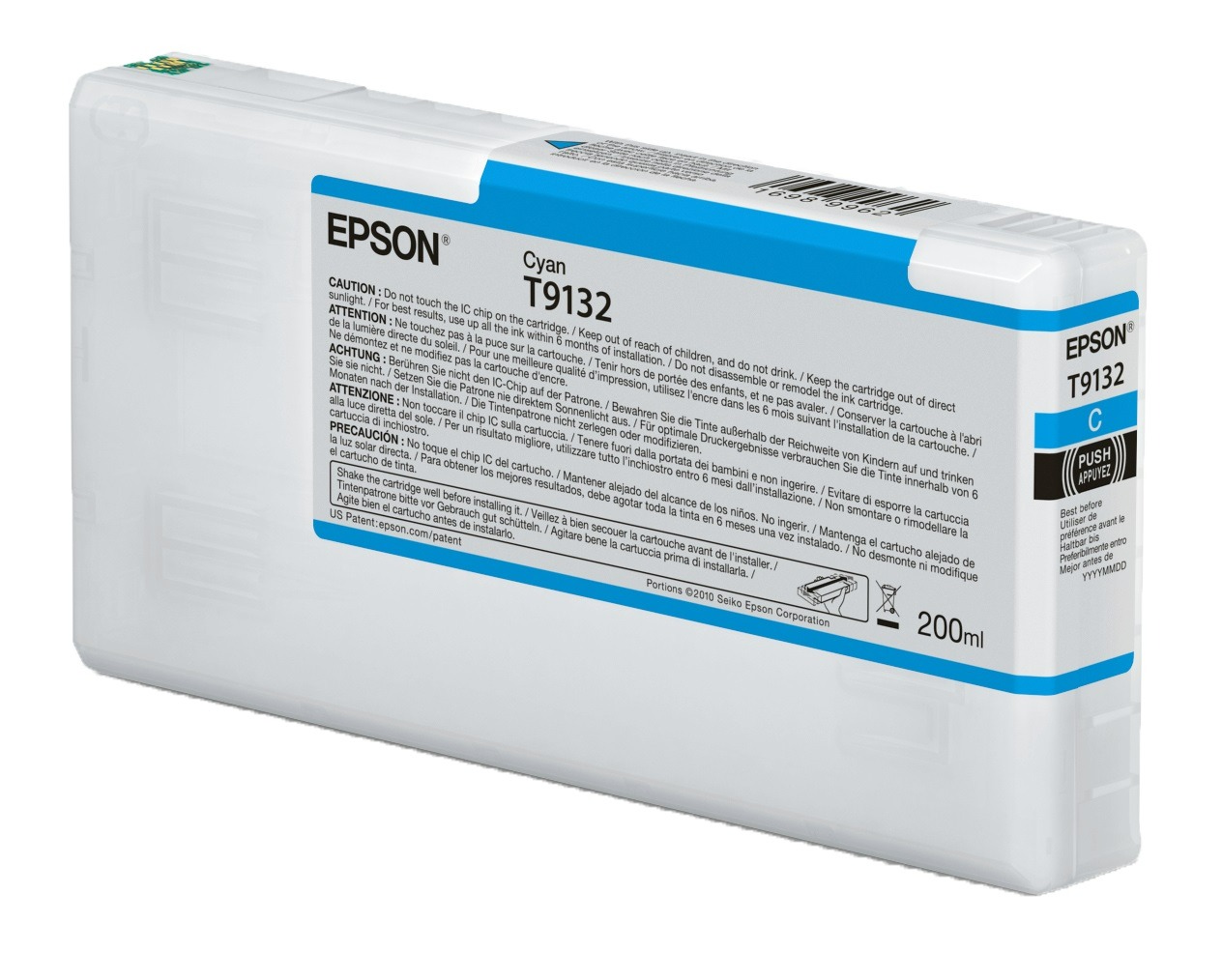 Epson T9132 Cyan Ink Cartridge - (C13T913200)