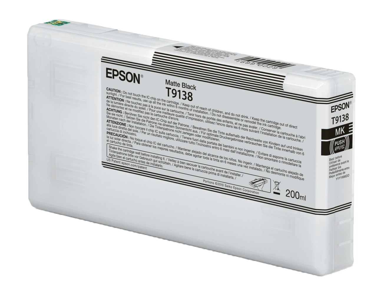 Epson T9138 Matte Black Ink Cartridge - (C13T913800)