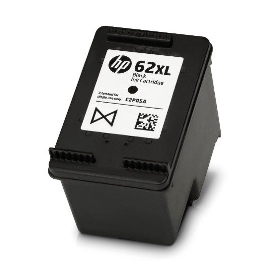 HP 62XL High Capacity Black Ink Cartridge - (C2P05AE)