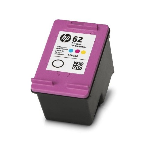 HP 62 Tri-Colour Ink Cartridge - (C2P06AE Cartridge)