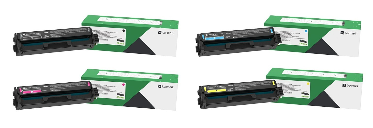 Lexmark C3220 4 Colour Return Programme Toner Cartridge Multipack