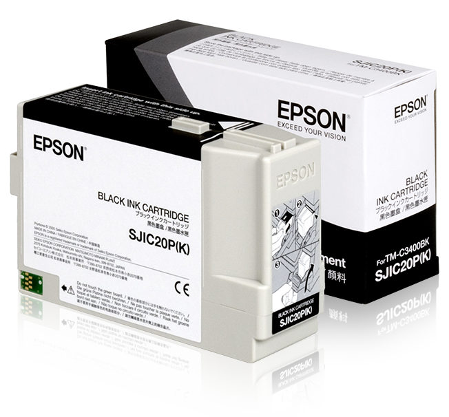 Epson SJIC20P(K) Black Ink Cartridge - (C33S020490)