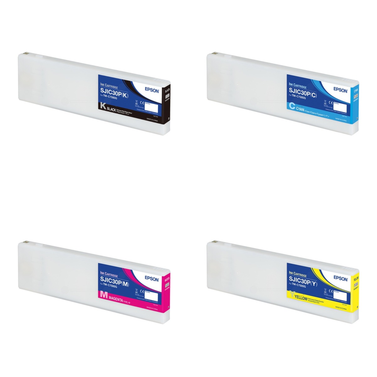Epson SJIC30P 4 Colour Ink Cartridge Multipack - (C33S020639/C33S020640/C33S020641/C33S020642)