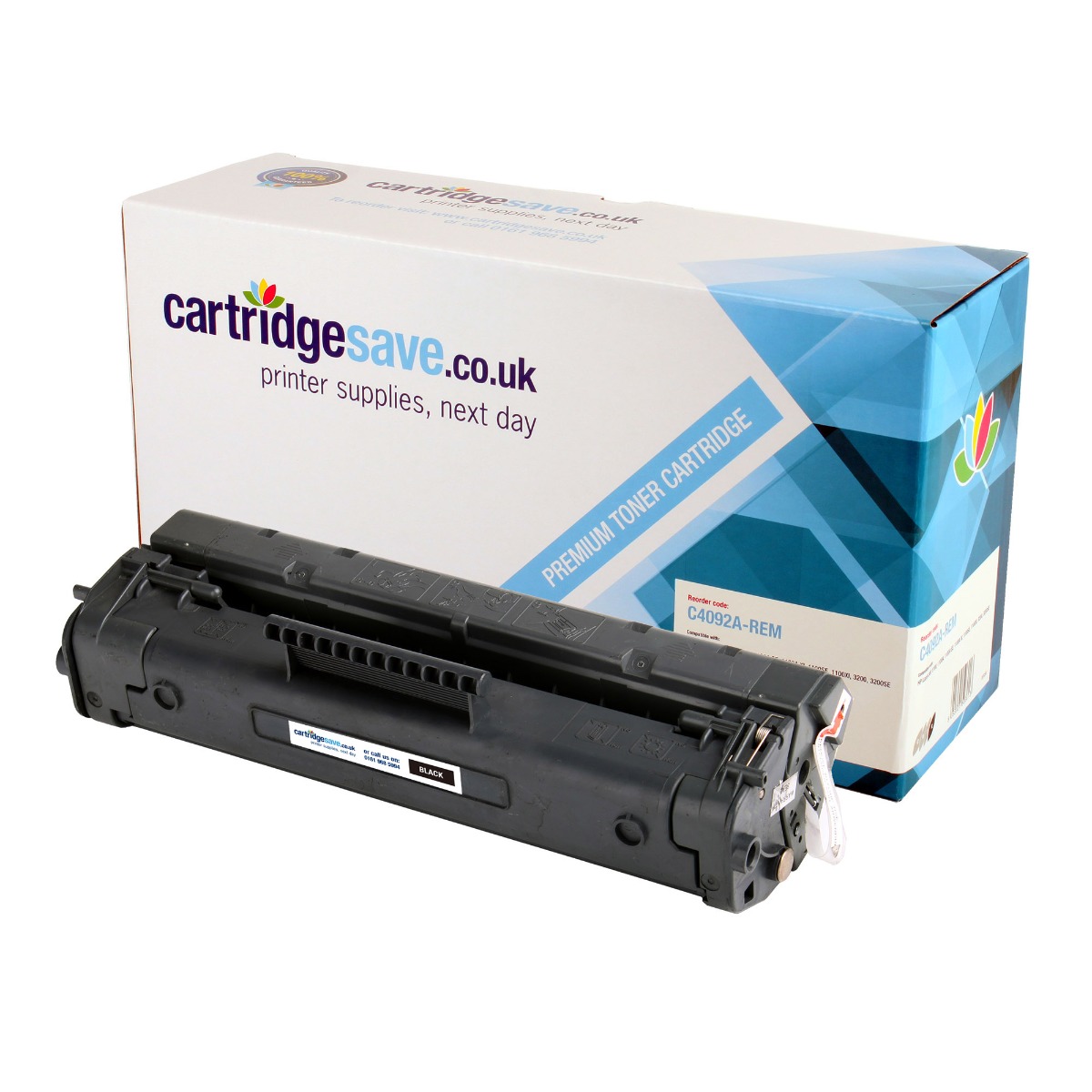 Compatible HP 92A Black Toner Cartridge - (C4092A)