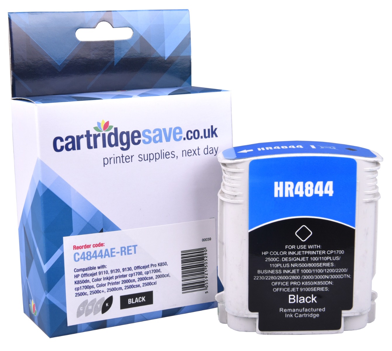 Compatible HP 10 Black Printer Cartridge - (C4844AE)