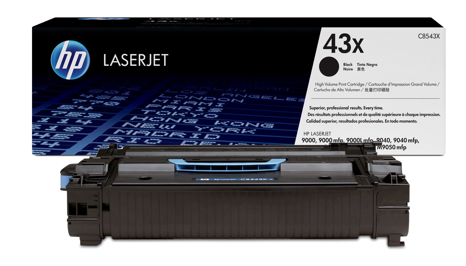 HP 43X High Capacity Black Toner Cartridge - (C8543X)