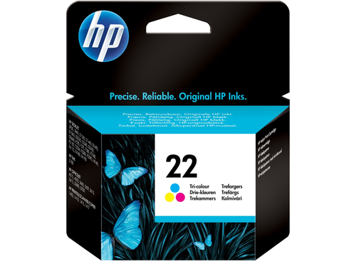 HP 22 Tri-Colour Ink Cartridge - (C9352AE)