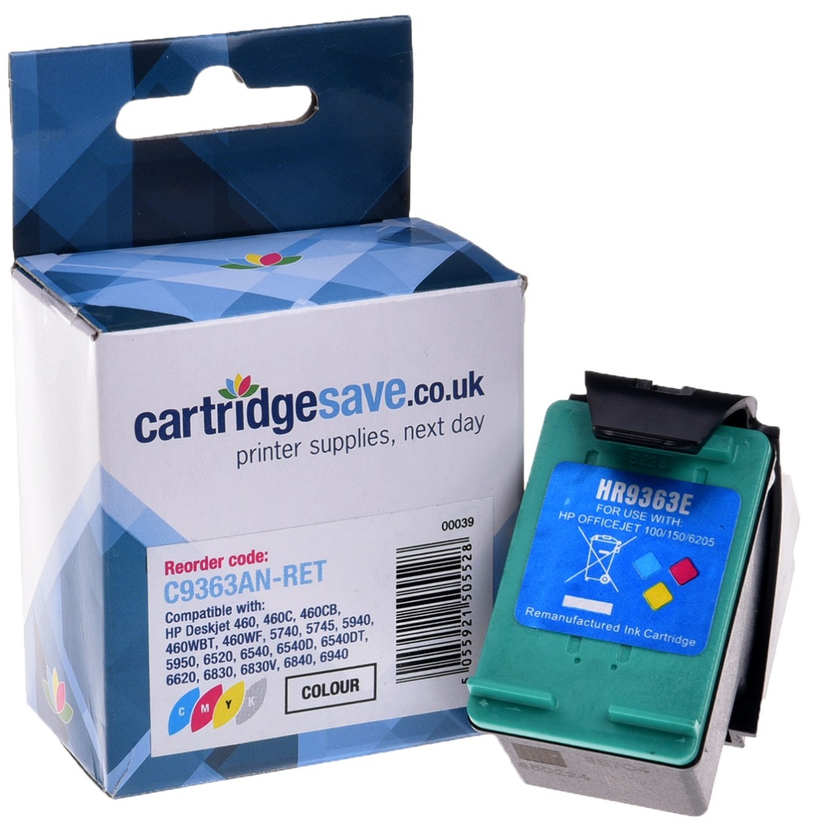 Compatible HP 344 High Capacity Tri-Colour Printer Cartridge - (C9363EE)