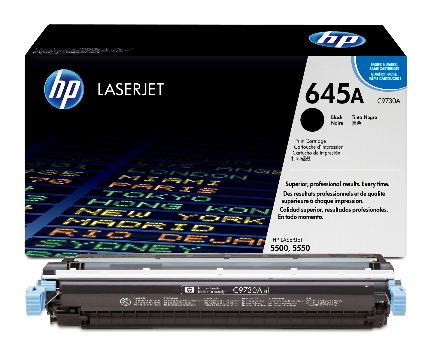 HP 645A Black Toner Cartridge - (C9730A)