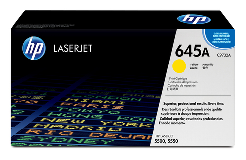 HP 645A Yellow Toner Cartridge - (C9732A)