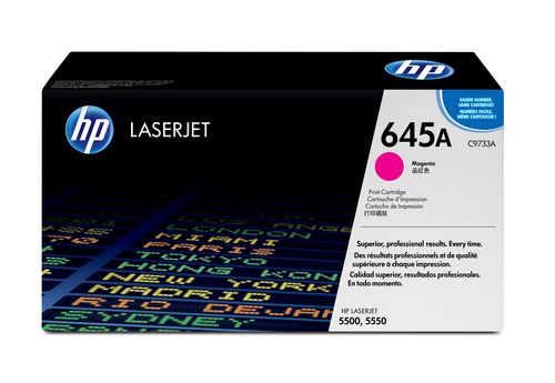 HP 645A Magenta Toner Cartridge - (C9733A)