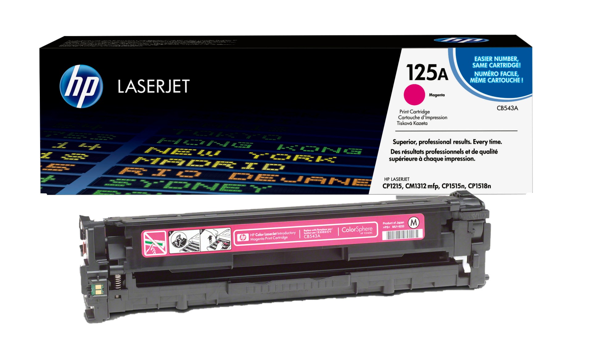 HP 125A Magenta Toner Cartridge - (CB543A)