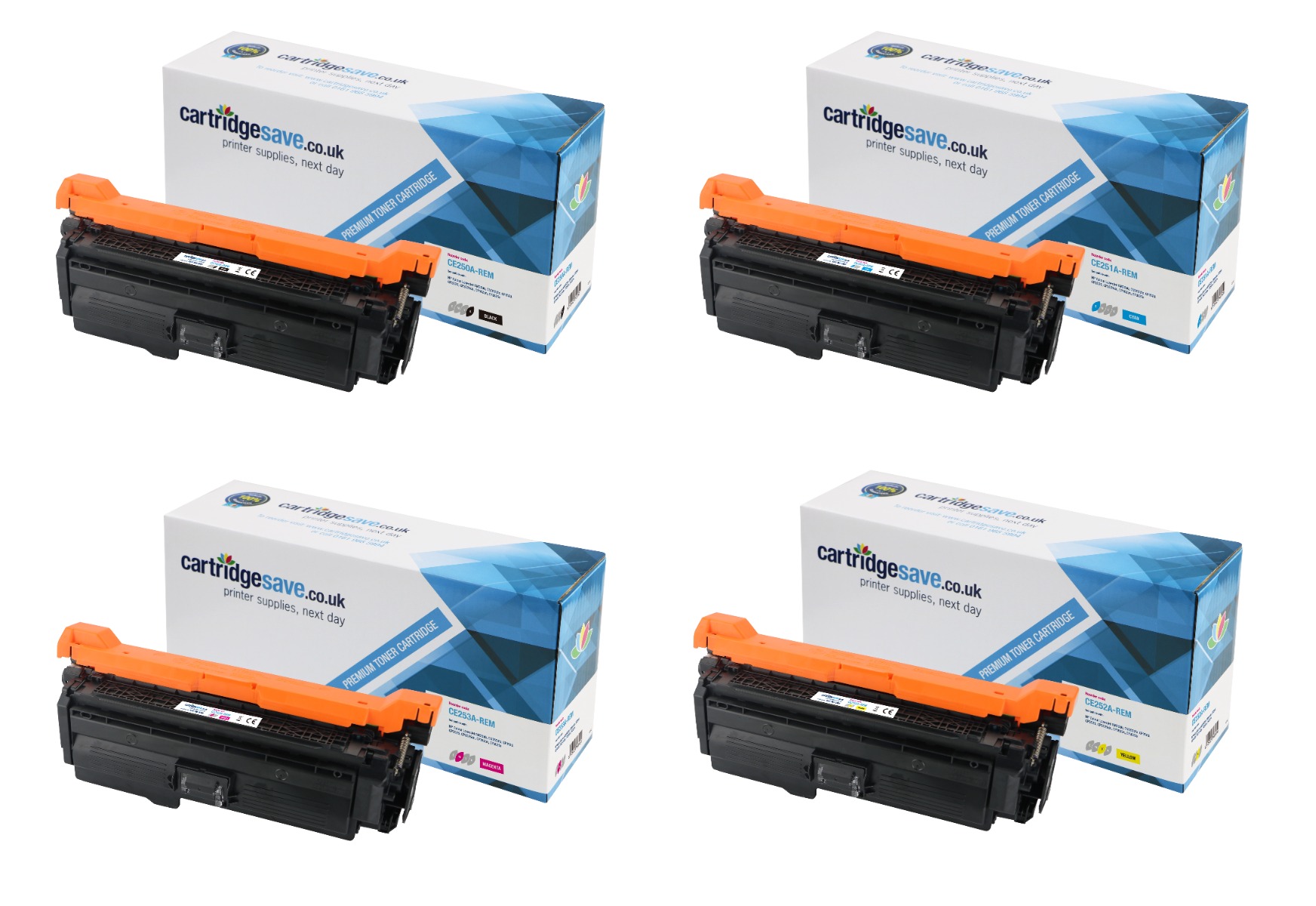 Compatible HP 504A 4 Colour Toner Cartridge Multipack