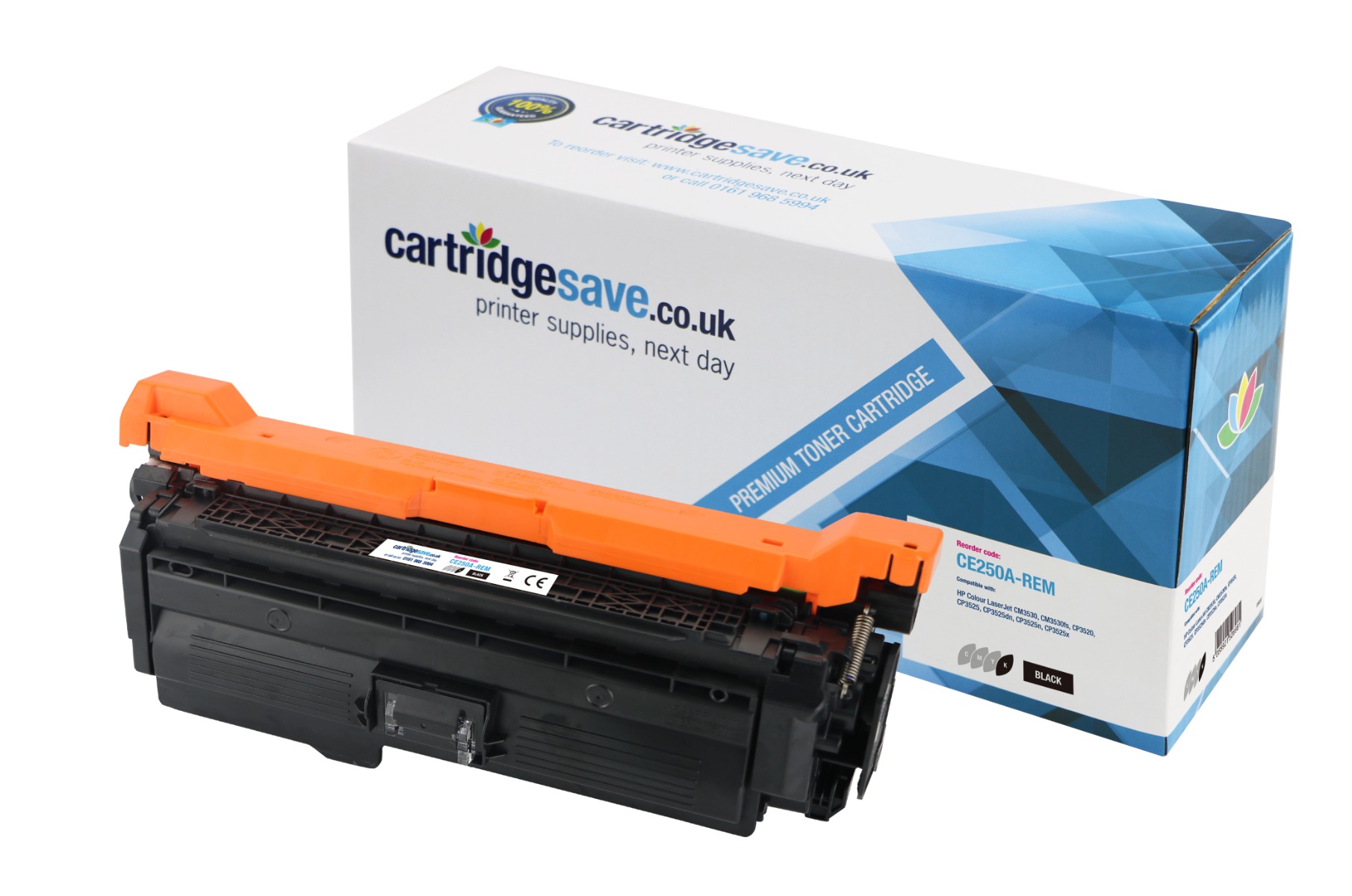 Compatible HP 504A Black Toner Cartridge (CE250A)