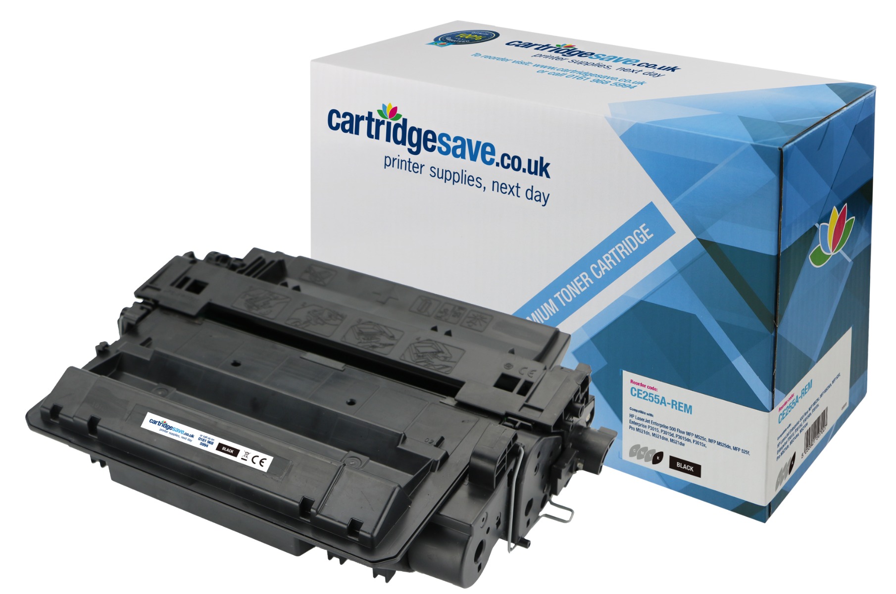 Compatible HP 55A Black Toner Cartridge (CE255A)