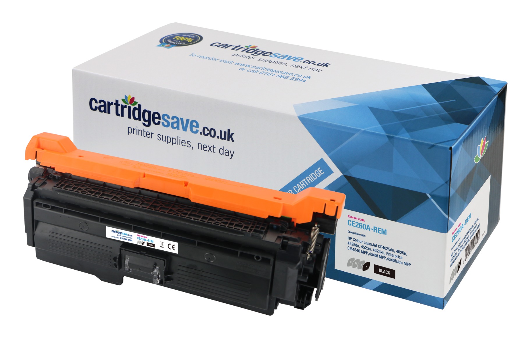 Compatible HP 647A Black Toner Cartridge - (CE260A)