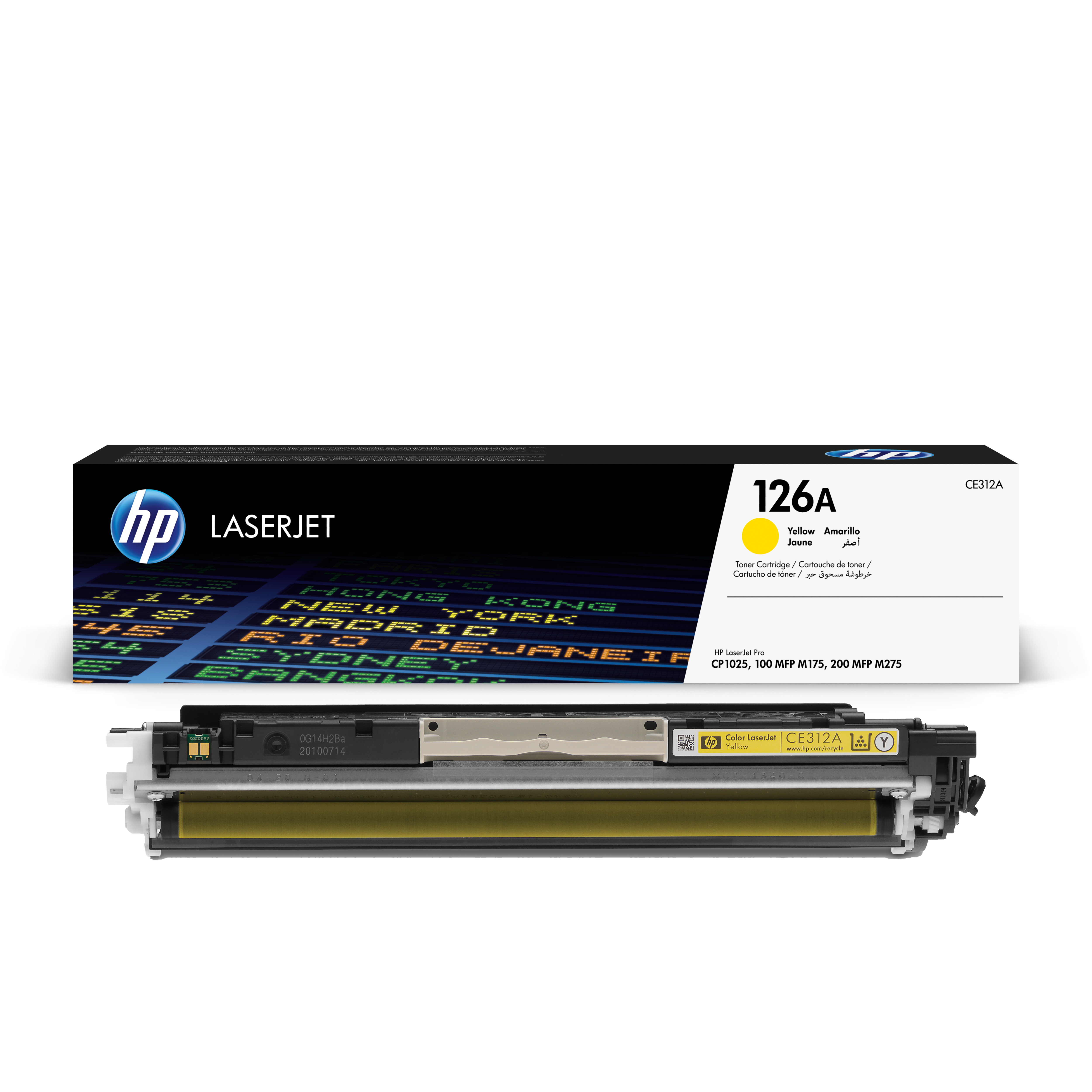 HP 126A Yellow Toner Cartridge - (CE312A)