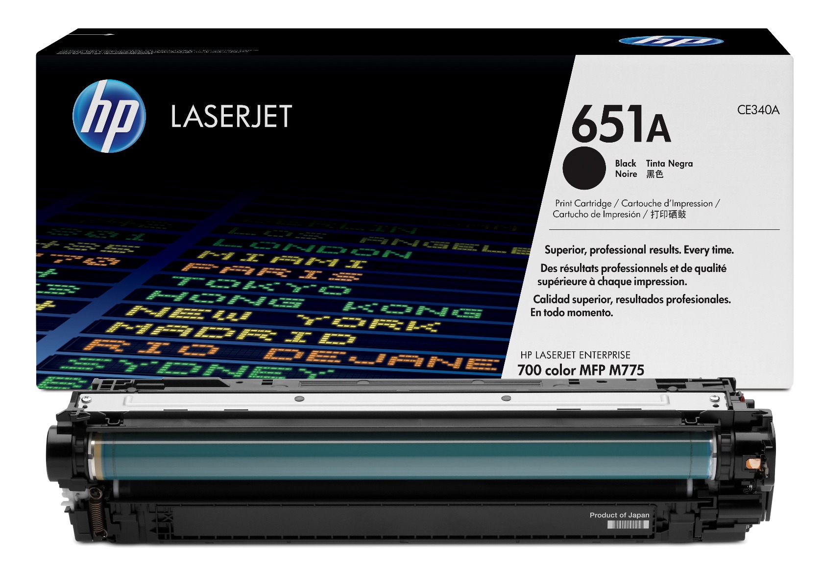 HP 651A Black Toner Cartridge - (CE340A)