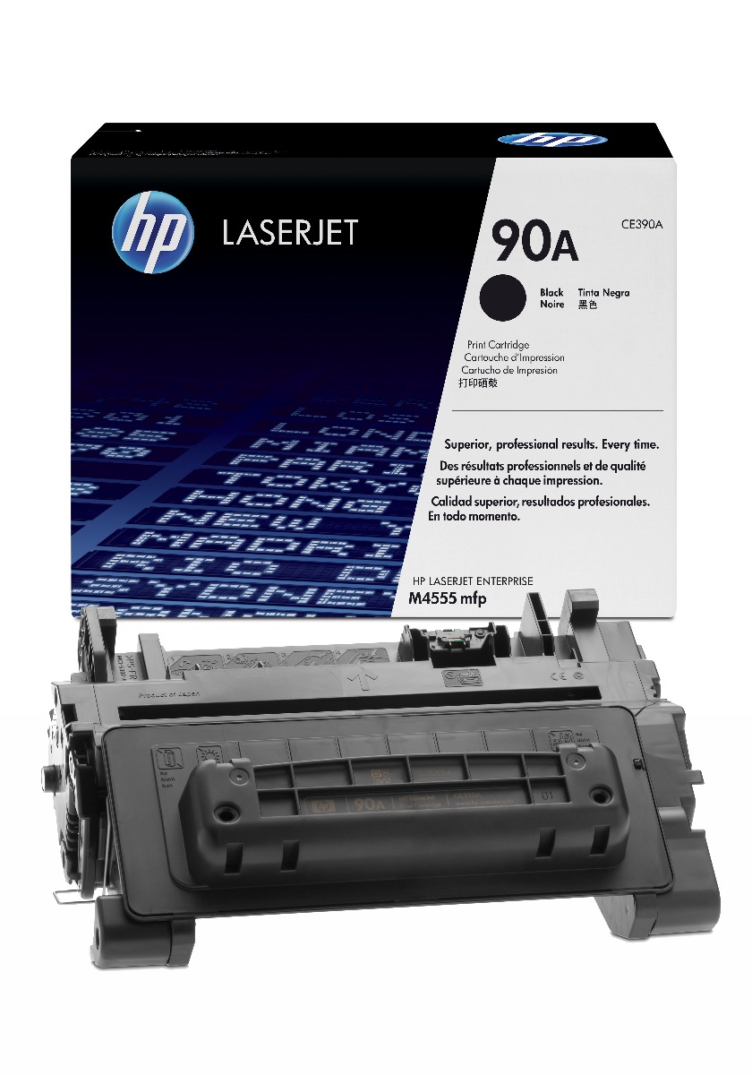 HP 90A Black Toner Cartridge - (CE390A)