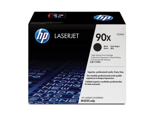 HP 90X High Capacity Black Toner Cartridge - (CE390X)