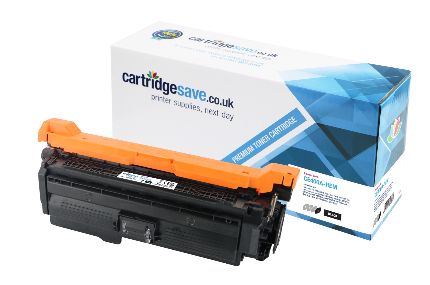 Compatible HP 507A Black Toner Cartridge - (CE400A)