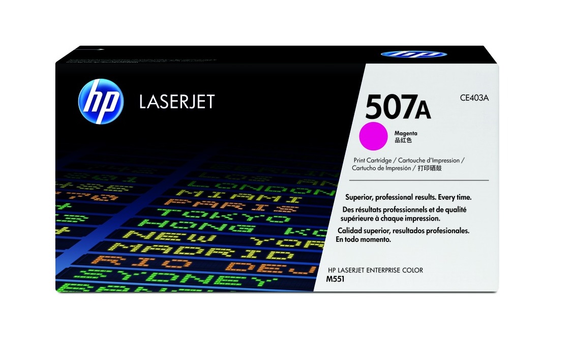 HP 507A Magenta Toner Cartridge - (CE403A)