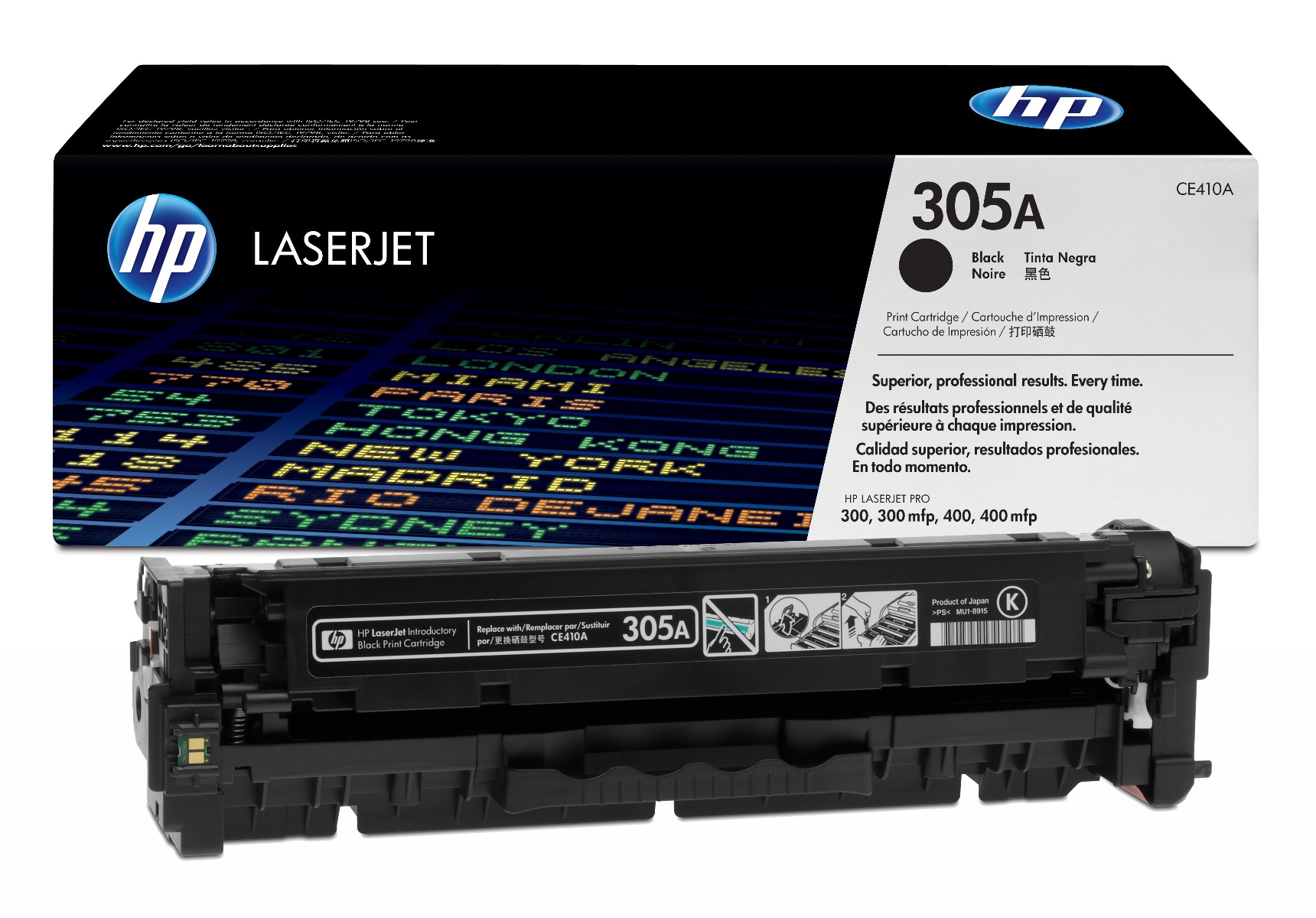 HP 305A Black Toner Cartridge - (CE410A)