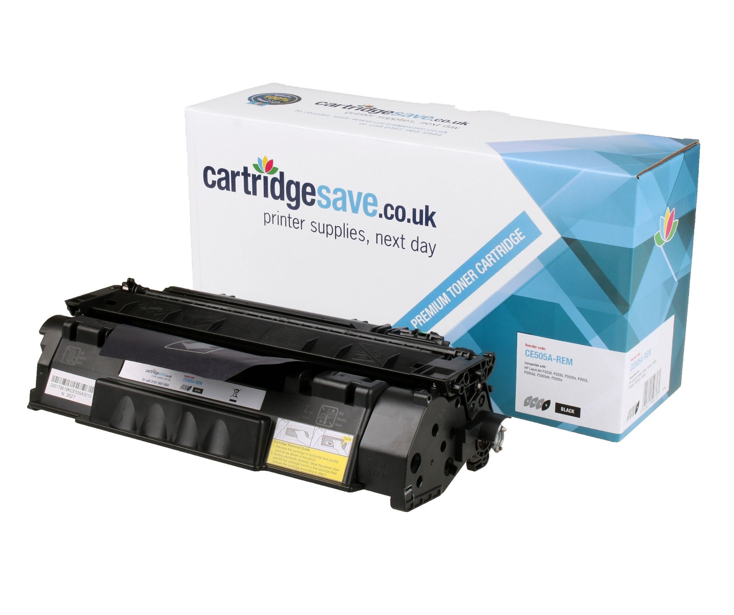 Compatible HP 05A Black Toner Cartridge - (CE505A)