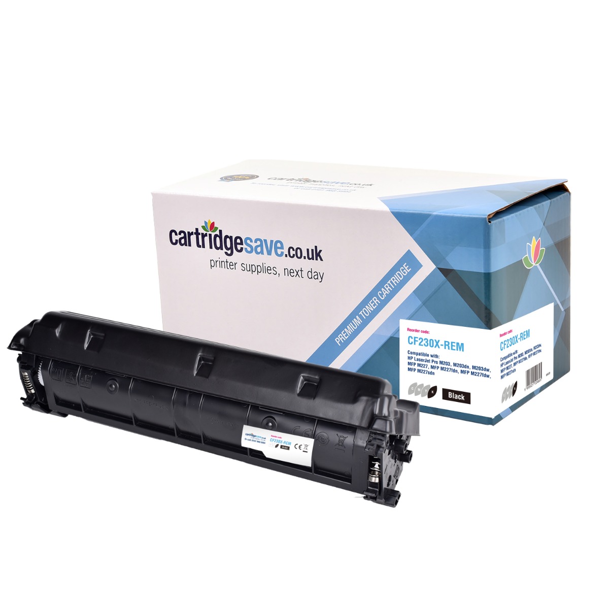 Compatible HP 30X High Capacity Black Toner Cartridge - (CF230X)