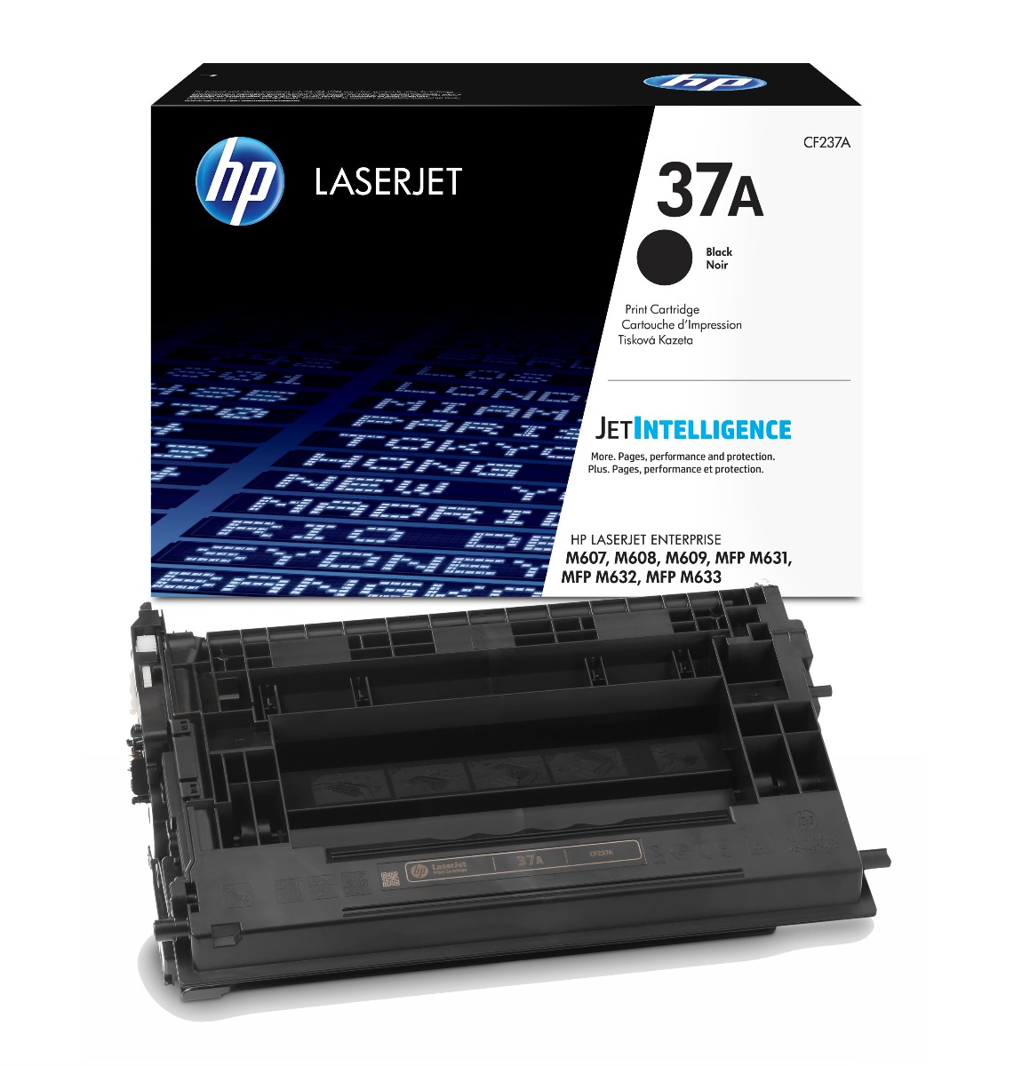 HP 37A Black Toner Cartridge - (CF237A)