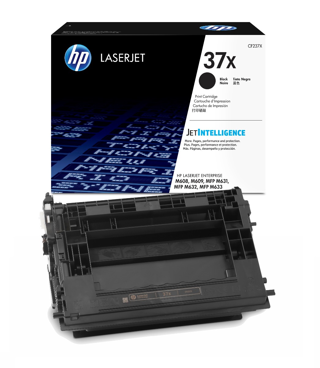 HP 37X High Capacity Black Toner Cartridge - (CF237X)