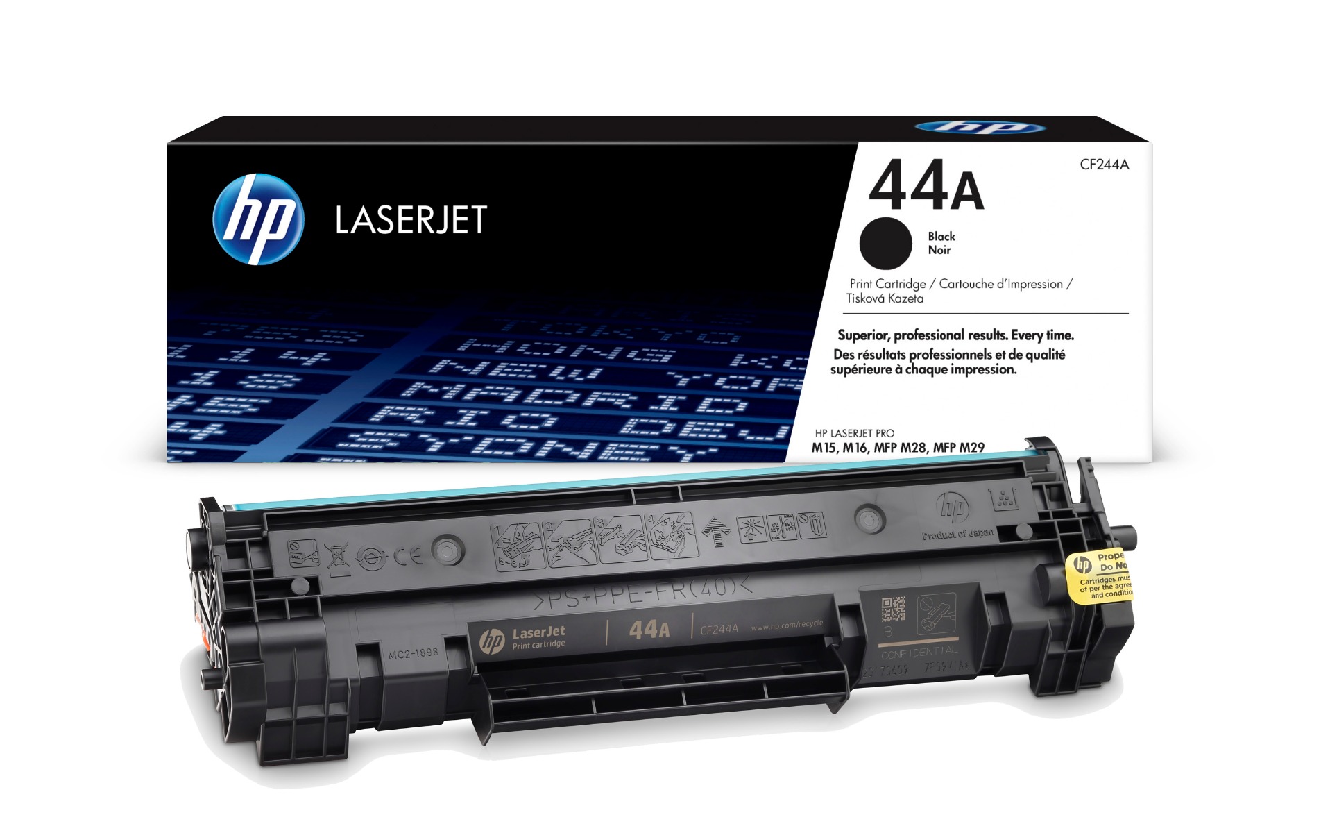 HP 44A Black Toner Cartridge - (CF244A)