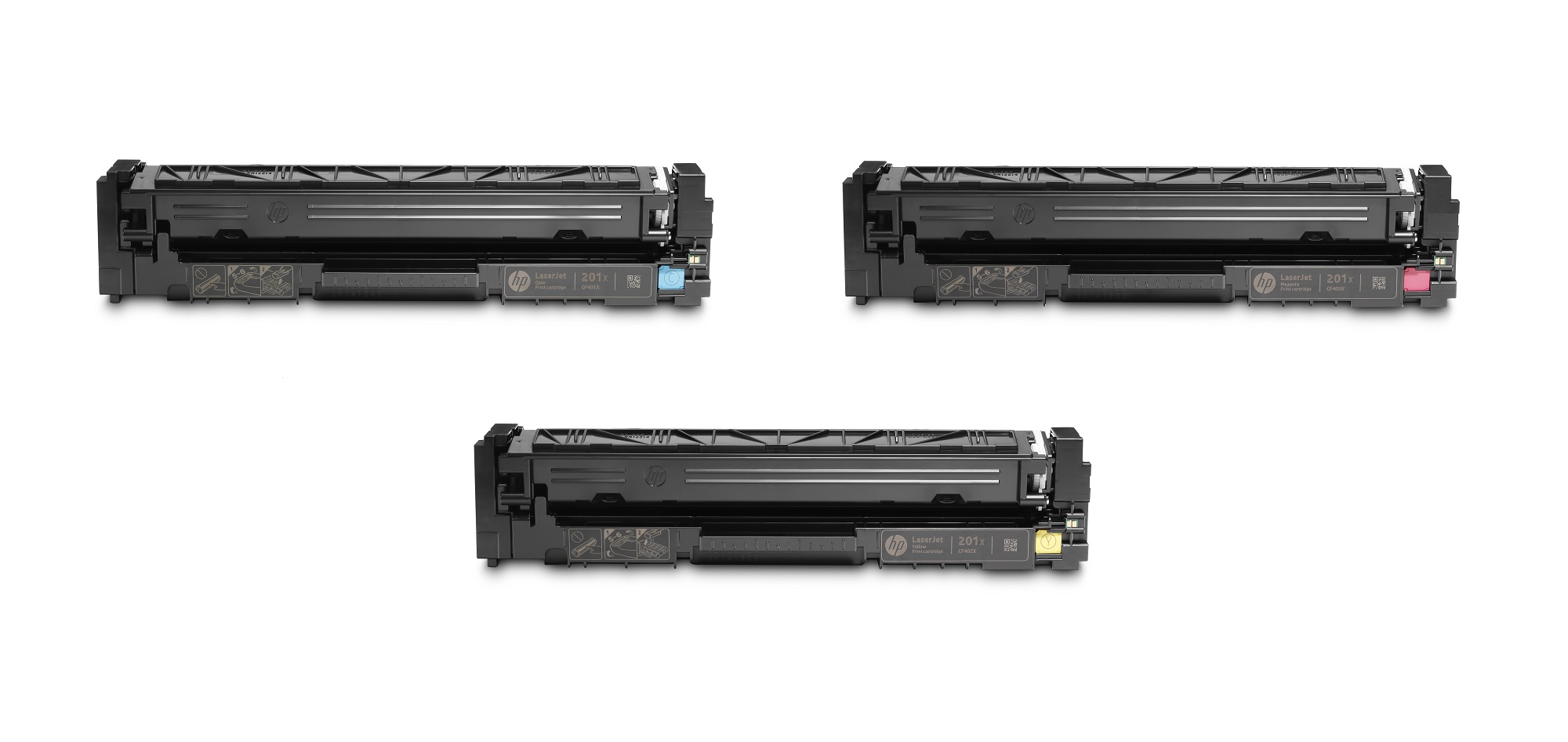 HP 201X High Capacity 3 Colour Toner Cartridge Multipack (CF253XM)