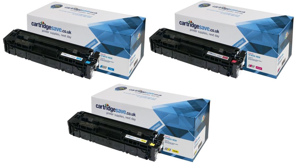 Compatible HP 201X High Capacity 3 Colour Toner Cartridge Multipack (CF253XM)