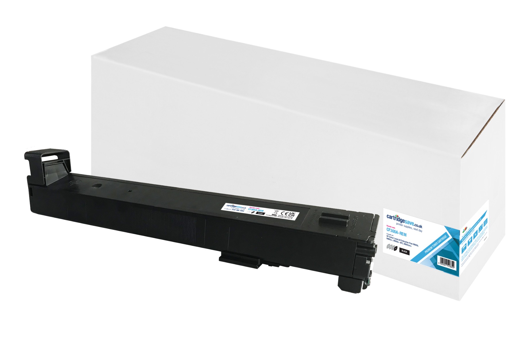 Compatible HP 827A Black Toner Cartridge - (CF300A)