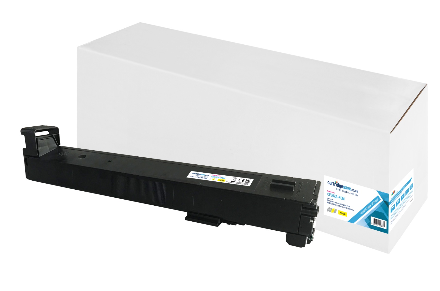 Compatible HP 827A Yellow Toner Cartridge - (CF302A)