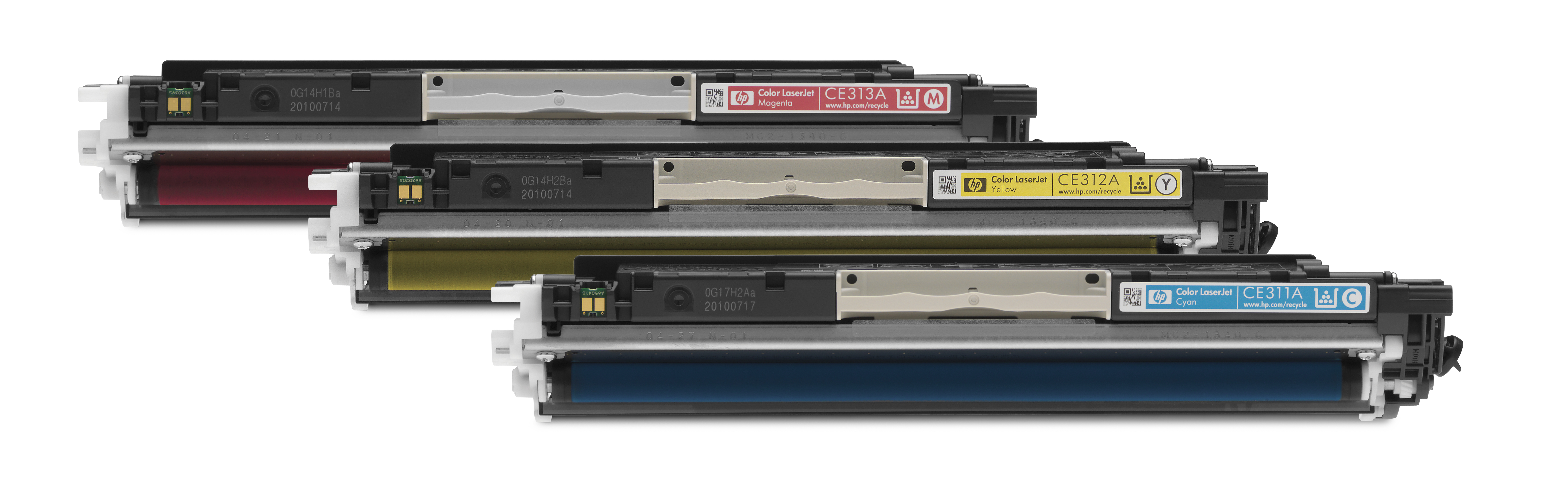 HP 126A 3 Colour Toner Cartridge Multipack - (CF341A)