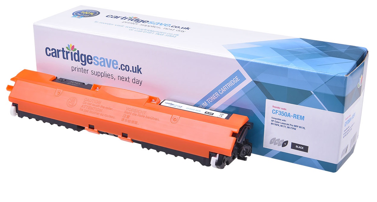 Compatible HP 130A Black Toner Cartridge - (CF350A)