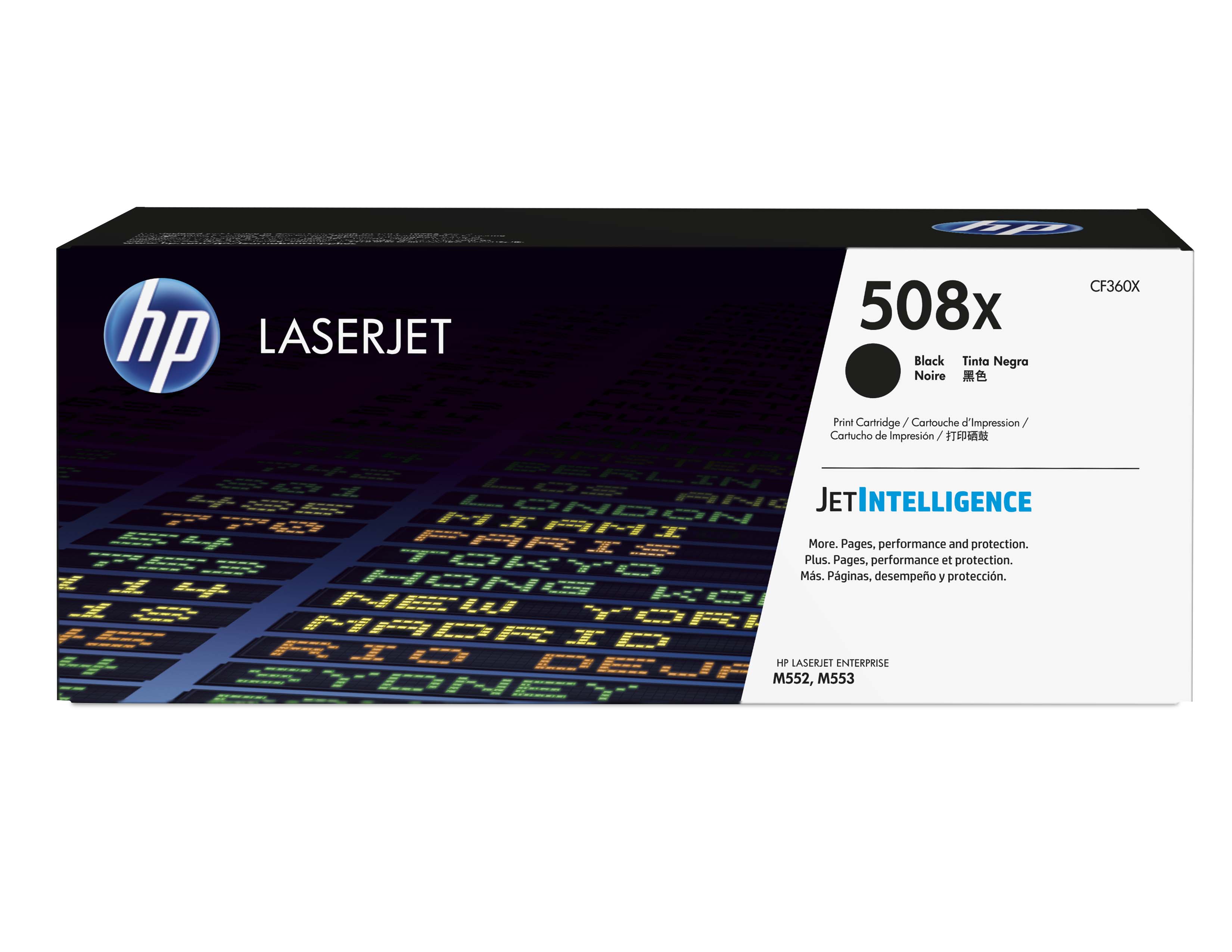 HP 508X High Capacity Black Toner Cartridge - (CF360X)