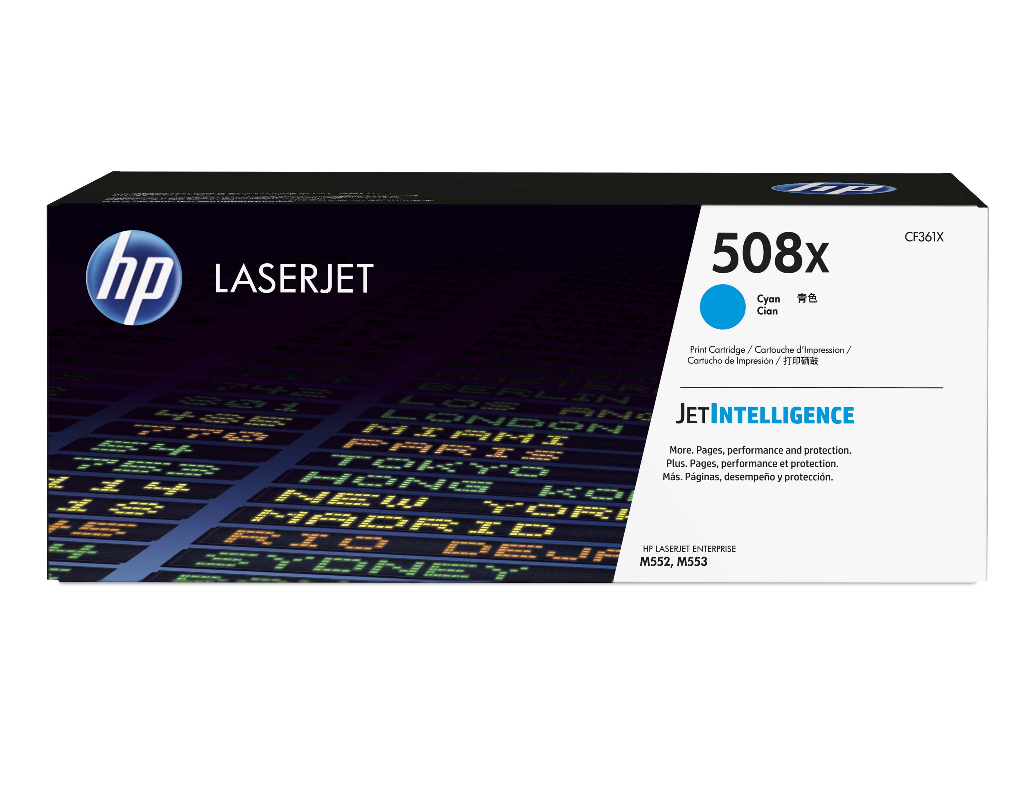 HP 508X High Capacity Cyan Toner Cartridge - (CF361X)