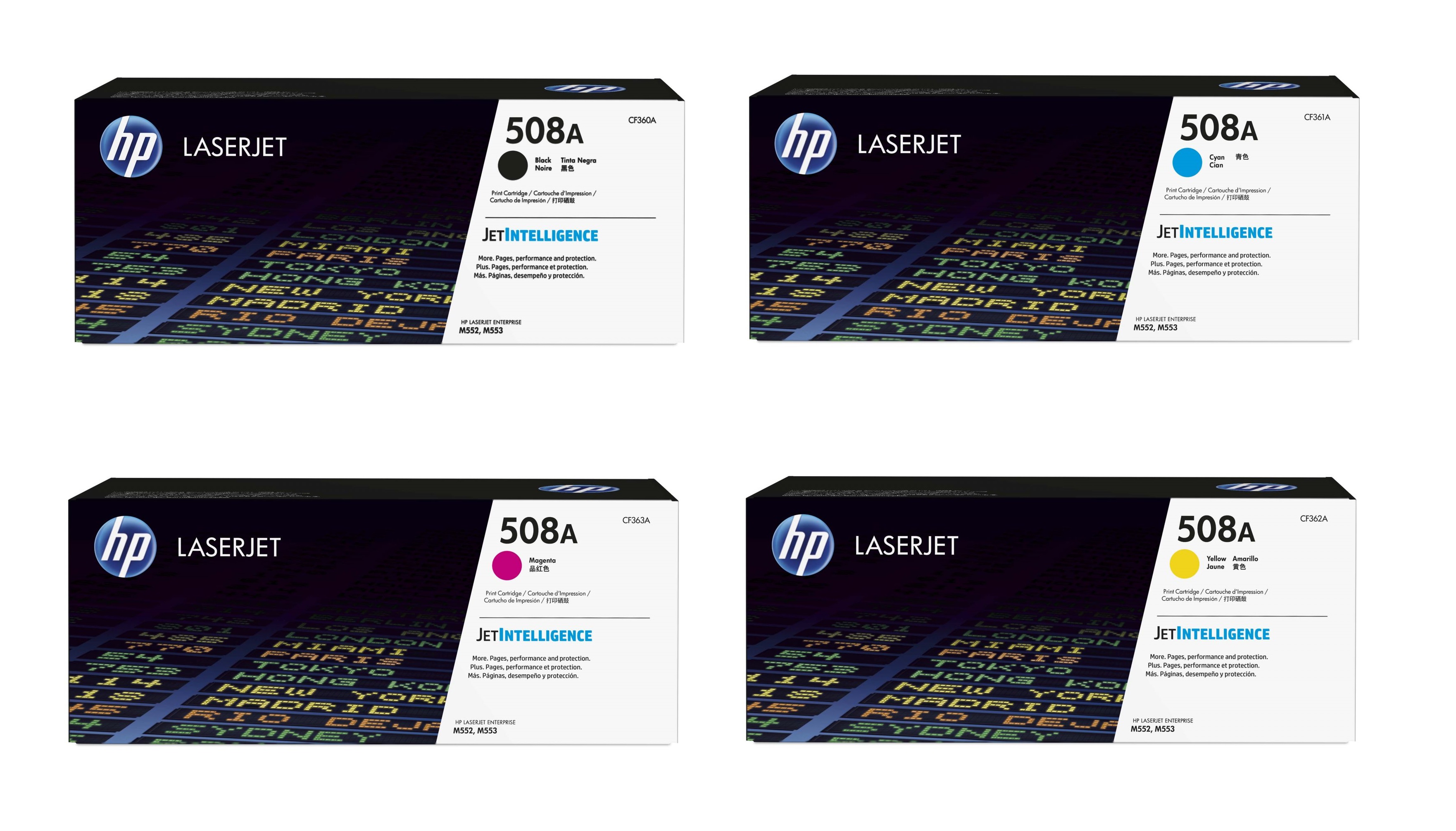 HP 508A 4 Colour Toner Cartridge Multipack