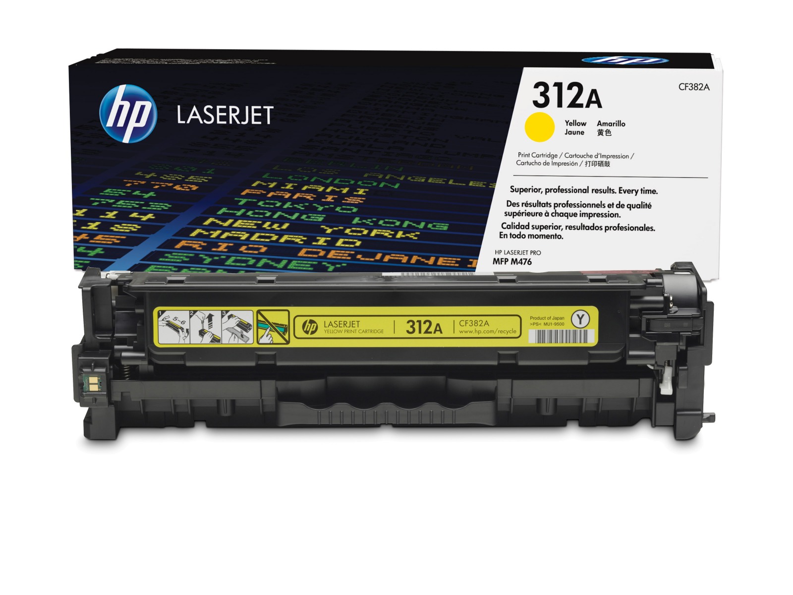 HP 312A Yellow Toner Cartridge - (CF382A)