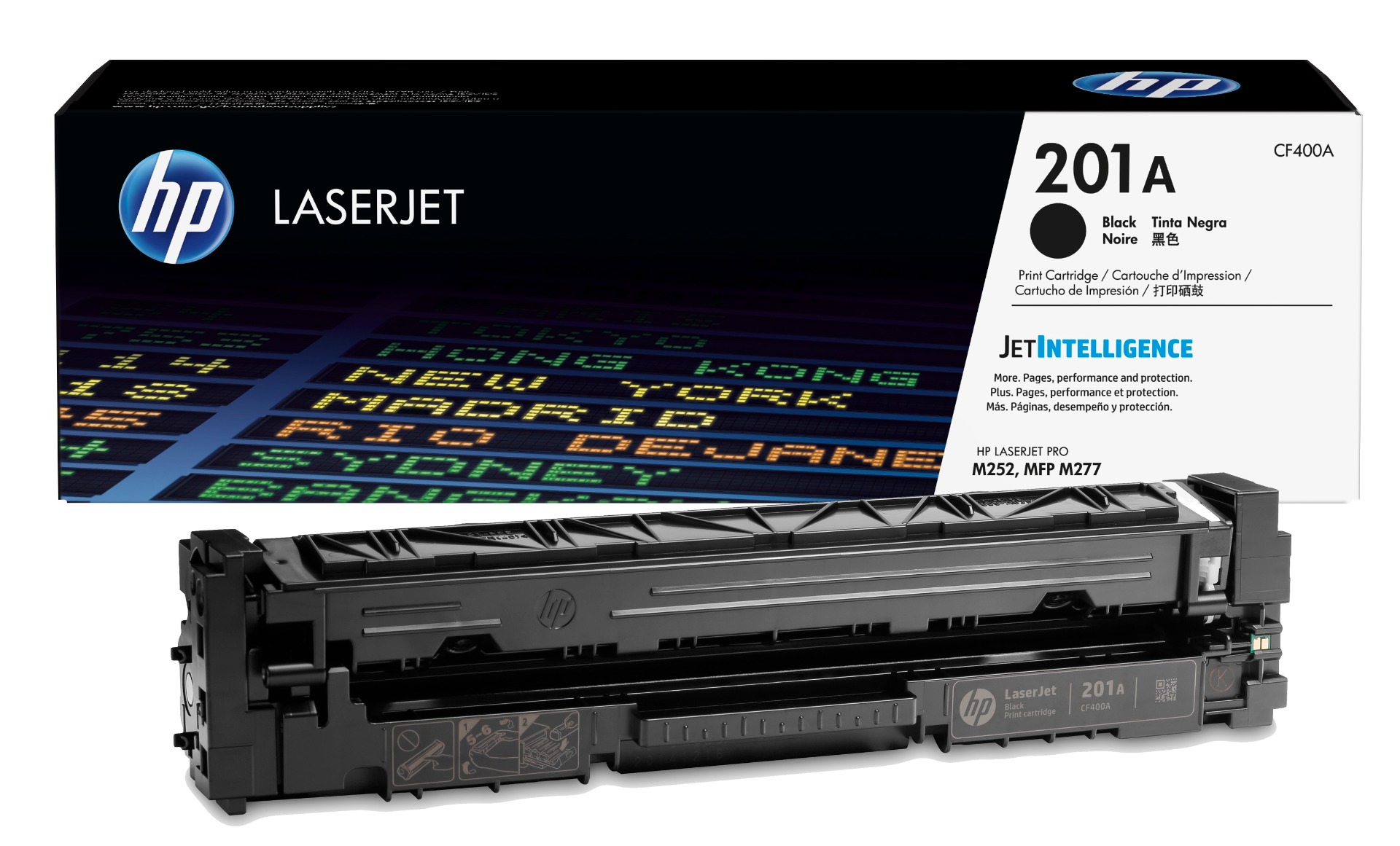 HP 201A Black Toner Cartridge - (CF400A)