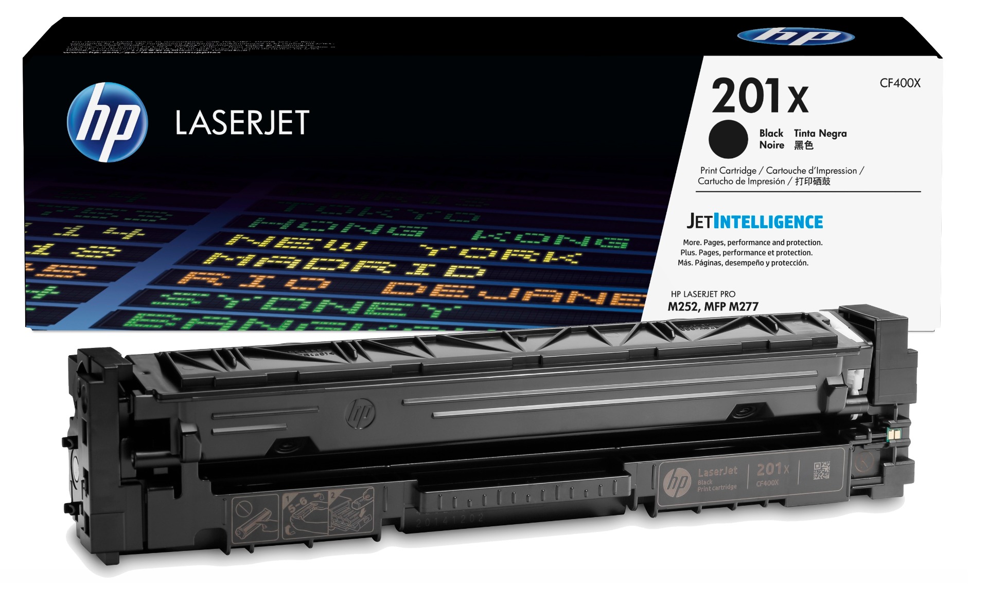 HP 201X High Capacity Black Toner Cartridge - (CF400X)