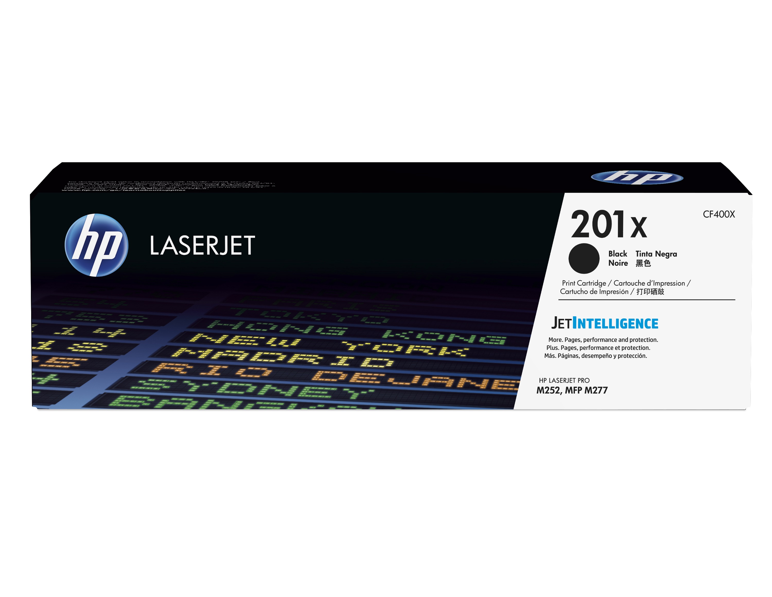 HP 201X High Capacity Black Toner Cartridge - (CF400X)