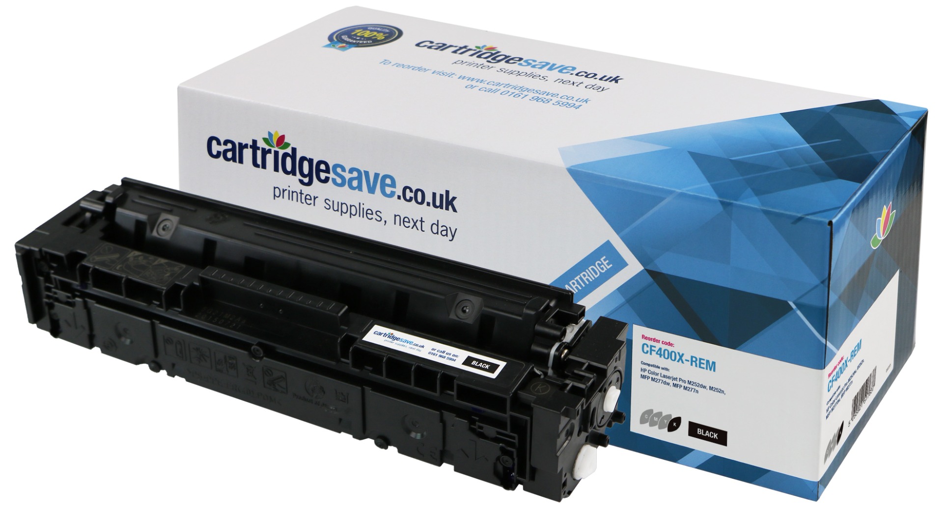 Compatible HP 201X High Capacity Black Toner Cartridge - (CF400X)