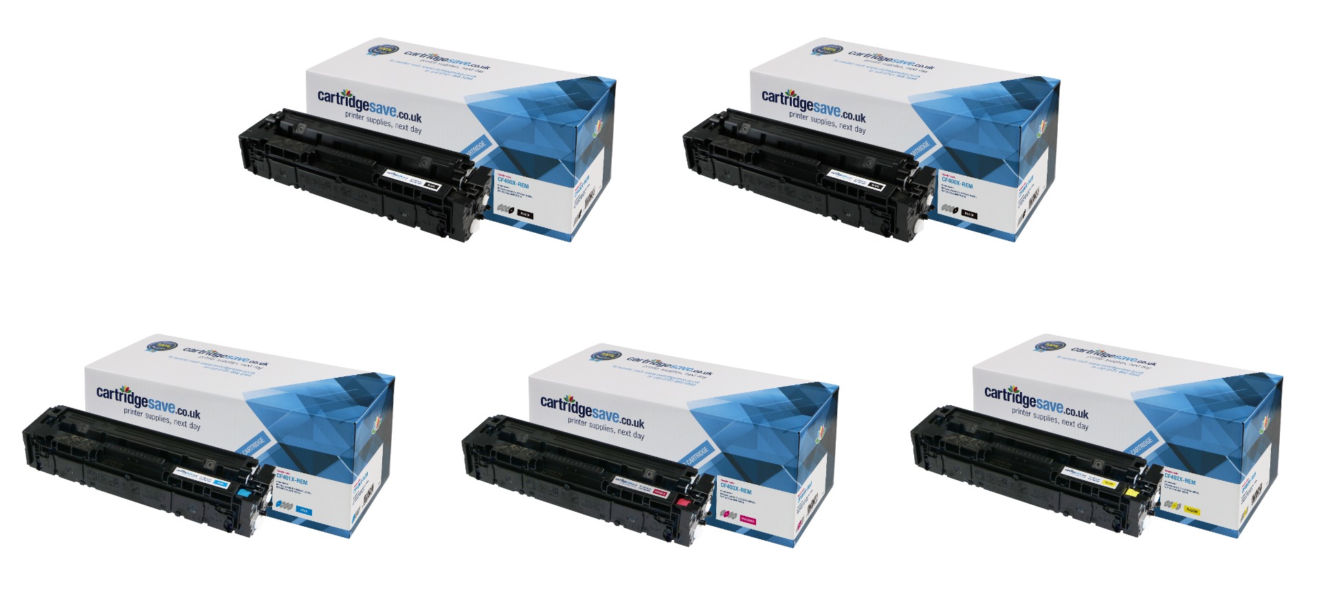 Compatible HP 201X High Capacity Colour Toner Cartridge Multipack