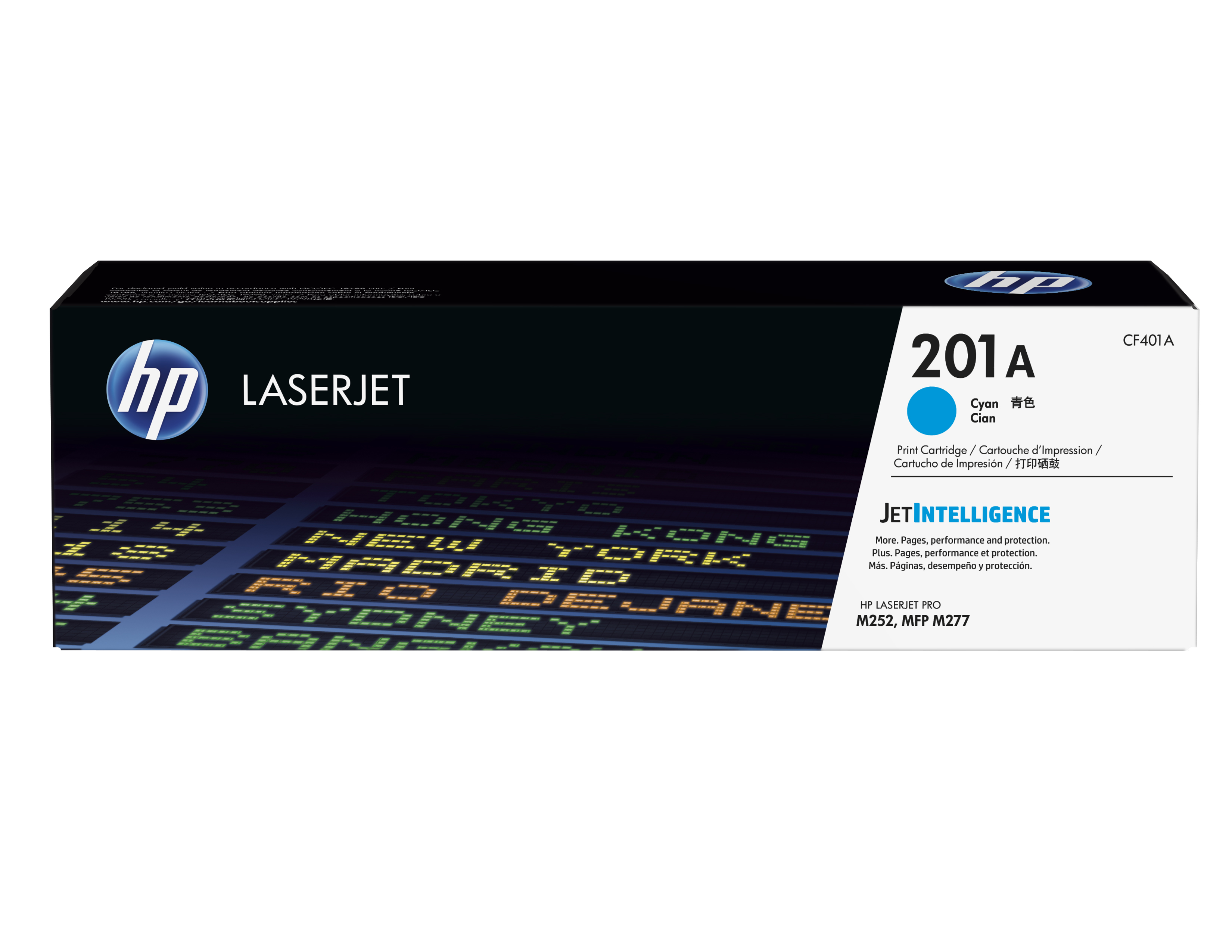 HP 201A Cyan Toner Cartridge - (CF401A)