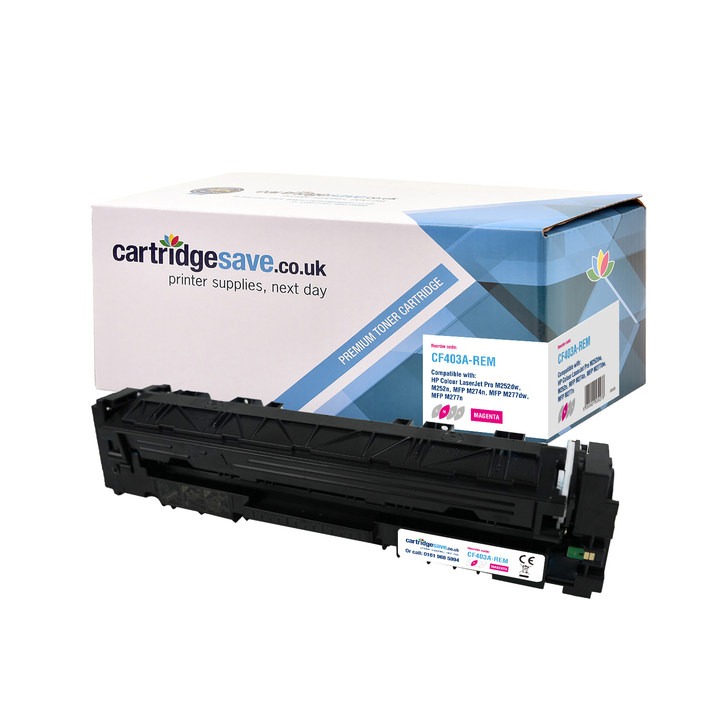 Compatible HP 201A Magenta Toner Cartridge - (CF403A)